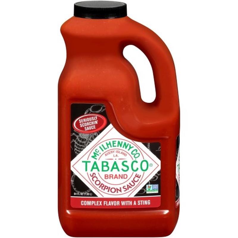 Tabasco Scorpion Hot Sauce, 0.5 Gallon, 2 Per Case