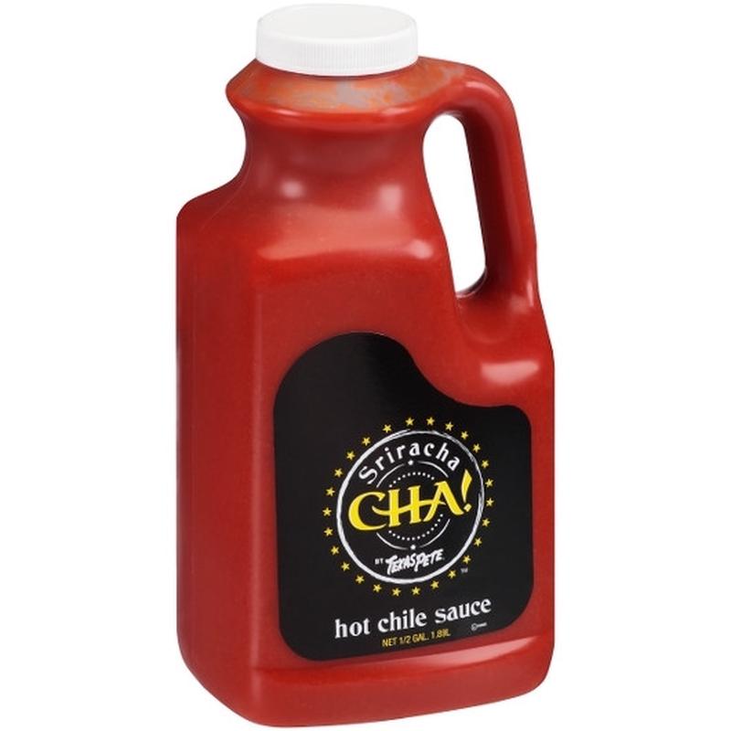 Texas Pete Sriracha Sauce, 5 Gallon, 4 Per Case