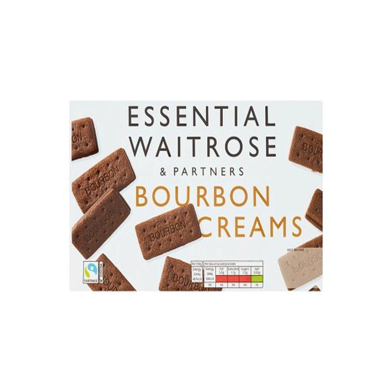 Waitrose Bourbon Creams Biscuits 400g