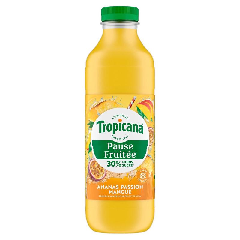 Boisson  l\'Ananas Passion et Mangue Pause Fruite TROPICANA