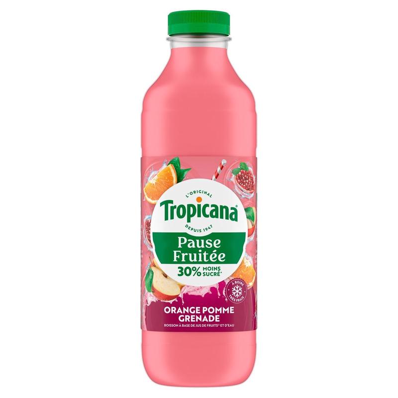 Boisson Orange Pomme et Grenade Rduit en Sucre TROPICANA