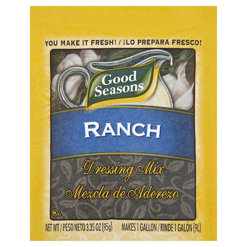 Good Seasons Ranch Salad Dressing Single Serve, 3.35 Ounce, 20 Per Case
