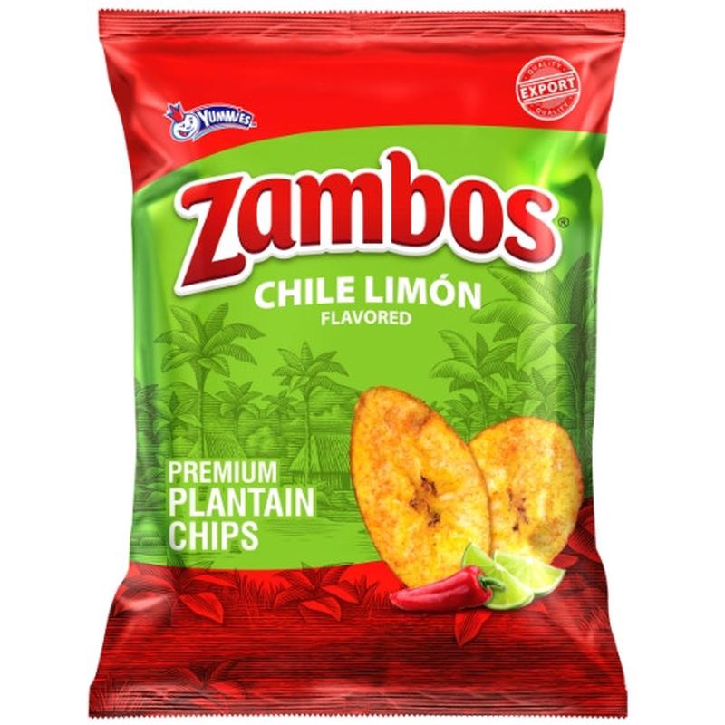 Zambos Picositos Plantain Chips, 2.47 Ounce, 8 Per Box, 4 Per Case