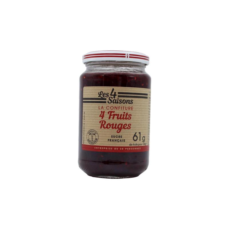 Confiture 4 Fruits Rouges les 4 SAISONS