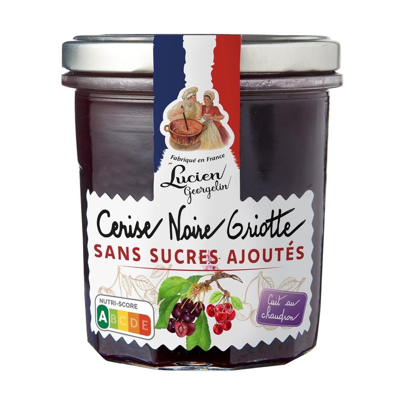 Confiture Cerise Noire Griotte Sans Sucres Ajouts LUCIEN GEORGELIN