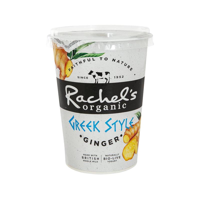 RACHEL\'S Organic Greek Style Yogurt - Ginger (450g)