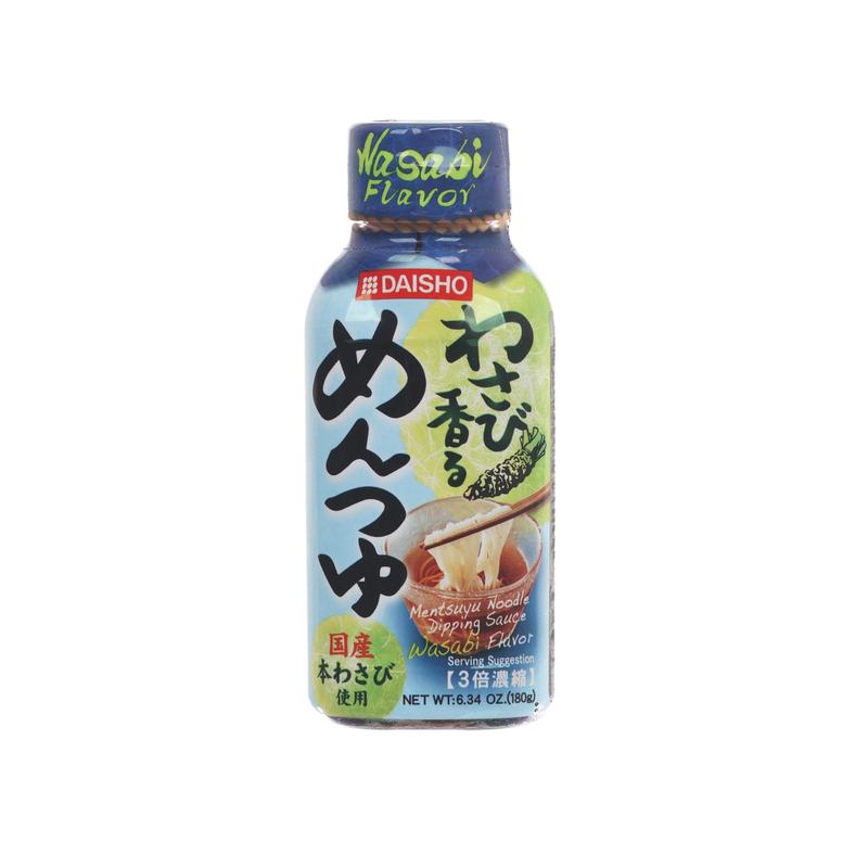 DAISHO Mentsuyu Noodle Dipping Sauce - Wasabi Flavor (180g)