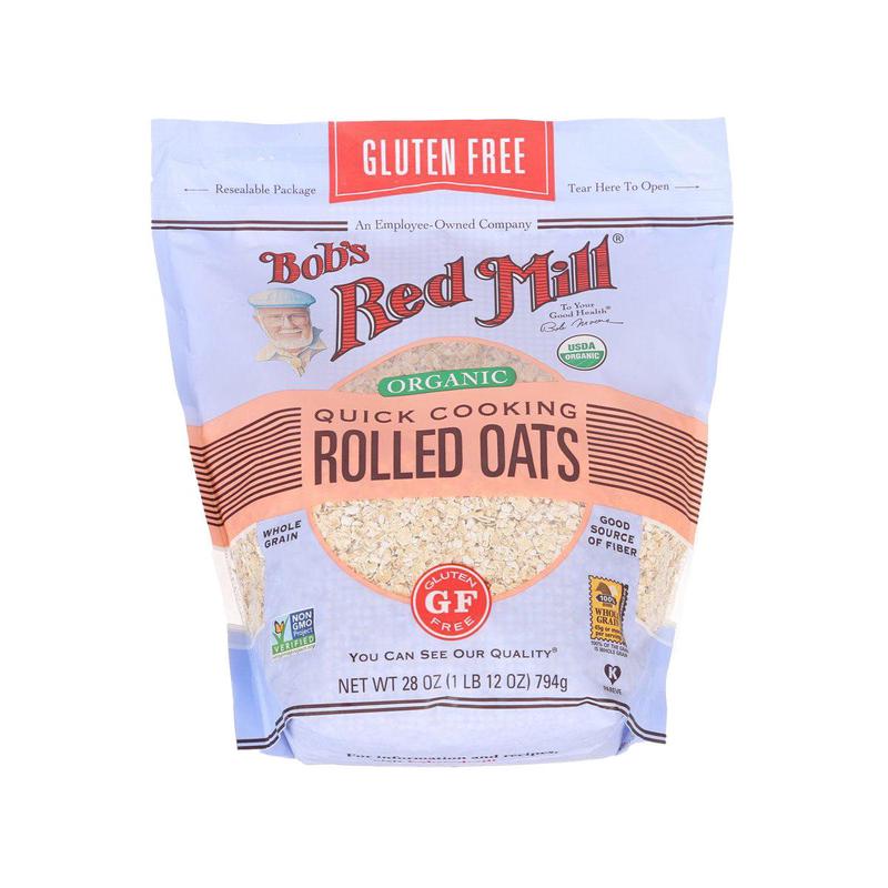BOB\'S RED MILL Gluten Free Organic Quick Cooking Rolled Oats (794g)